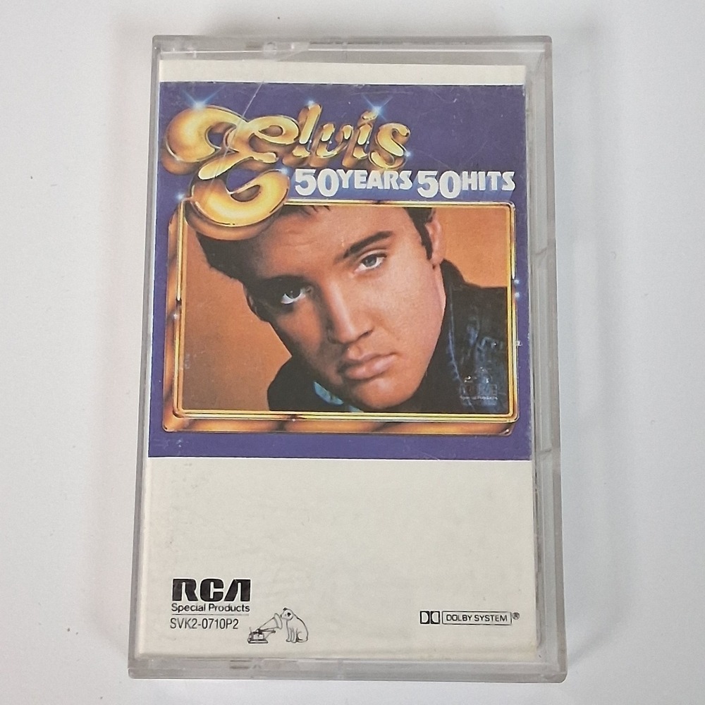 Elvis Presley 50‎ Years 50 Hits (Cassette Tape 1985 RCA) Pop Rock